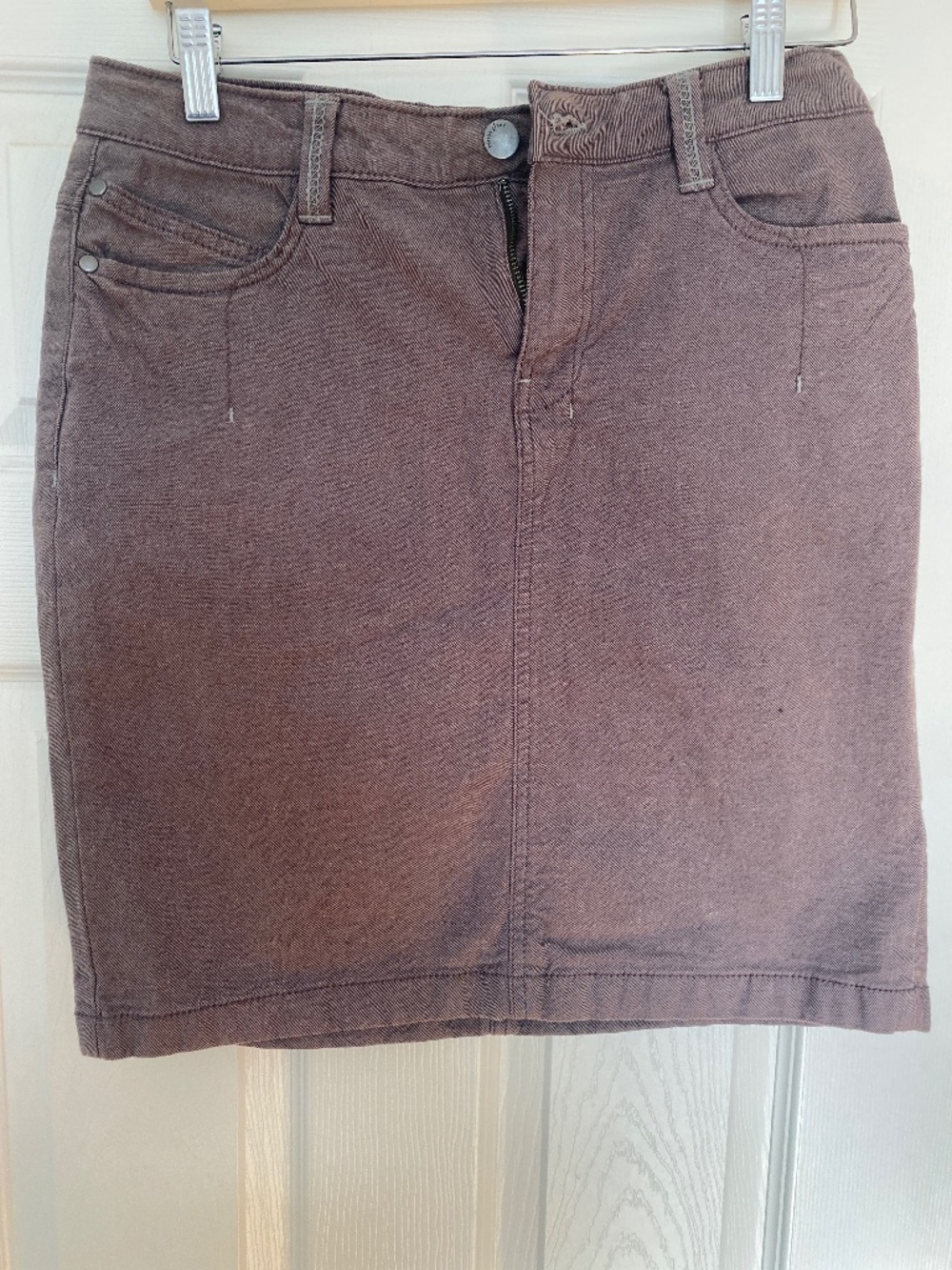 Cotton Ginny Eco-Ganic Organic Cotton Blend Brown Skirt - Sz 9